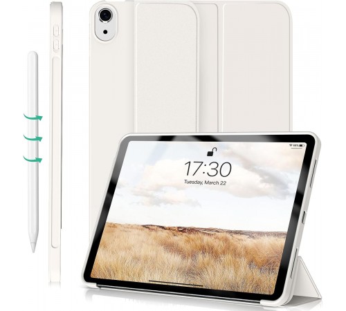 Чохол-книжка BeCover Tri Fold Soft TPU Silicone для Apple iPad Air 11" M2/M3 2024/2025 Beige (711735)