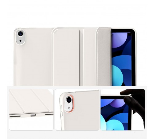 Чохол-книжка BeCover Tri Fold Soft TPU Silicone для Apple iPad Air 11" M2/M3 2024/2025 Beige (711735)
