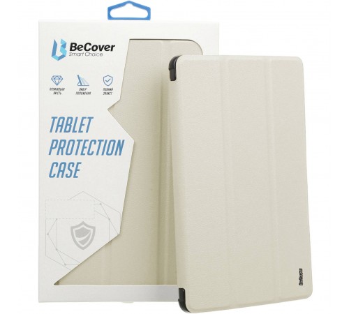 Чохол-книжка BeCover Tri Fold Soft TPU Silicone для Apple iPad Pro 12.9 2020/2021/2022 Beige (711736)