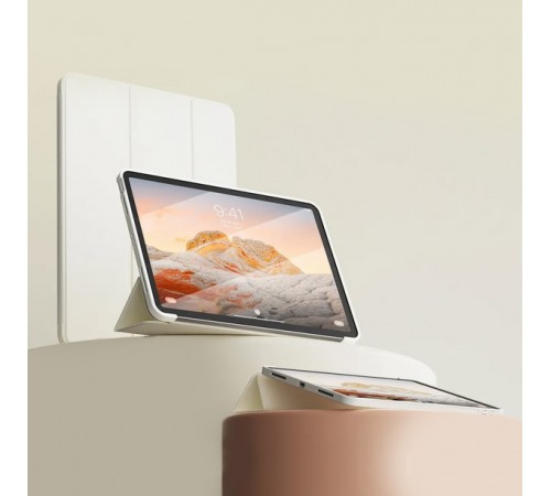 Чохол-книжка BeCover Tri Fold Soft TPU Silicone для Apple iPad Pro 12.9 2020/2021/2022 Beige (711736)