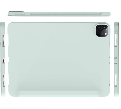 Чохол-книжка BeCover Tri Fold Soft TPU Silicone для Apple iPad Pro 12.9 2020/2021/2022 Light Green (711738)