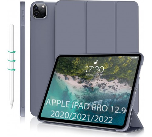 Чохол-книжка BeCover Tri Fold Soft TPU Silicone для Apple iPad Pro 12.9 2020/2021/2022 Purple (711739)