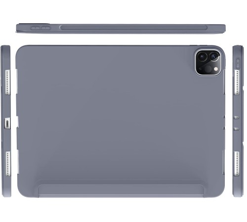 Чохол-книжка BeCover Tri Fold Soft TPU Silicone для Apple iPad Pro 12.9 2020/2021/2022 Purple (711739)