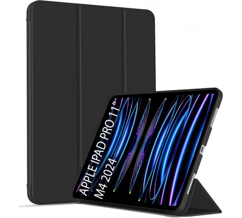 Чохол-книжка BeCover Tri Fold Soft TPU Silicone для Apple iPad Pro 11" M4 2024 Black (711744) Чохол-книжка BeCover Tri Fold Soft TPU Silicone для Apple iPad Pro 11" M4 2024 Black (711744)