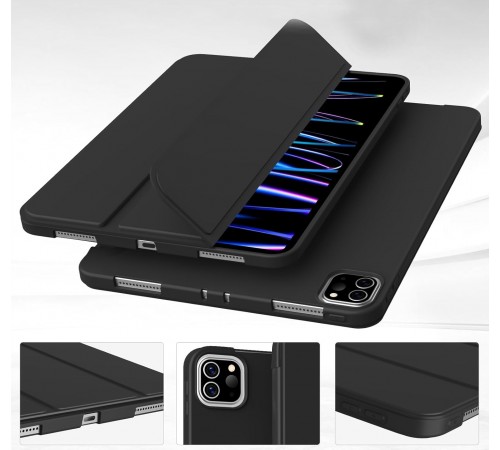 Чохол-книжка BeCover Tri Fold Soft TPU Silicone для Apple iPad Pro 11" M4 2024 Black (711744) Чохол-книжка BeCover Tri Fold Soft TPU Silicone для Apple iPad Pro 11" M4 2024 Black (711744)