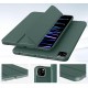 Чохол-книжка BeCover Tri Fold Soft TPU Silicone для Apple iPad Pro 11" M4 2024 Dark Green (711746)