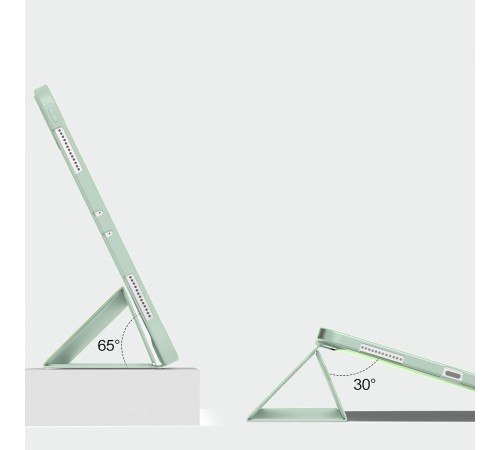 Чохол-книжка BeCover Tri Fold Soft TPU Silicone для Apple iPad Pro 11" M4 2024 Light Green (711747)