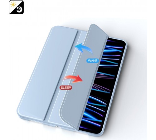 Чохол-книжка BeCover Tri Fold Soft TPU Silicone для Apple iPad Pro 11" M4 2024 Light Blue (711748) Чохол-книжка BeCover Tri Fold Soft TPU Silicone для Apple iPad Pro 11" M4 2024 Light Blue (711748)