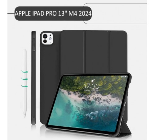 Чохол-книжка BeCover Tri Fold Soft TPU Silicone для Apple iPad Pro Pro 13" M4 2024 Black (711750) Чохол-книжка BeCover Tri Fold Soft TPU Silicone для Apple iPad Pro Pro 13" M4 2024 Black (711750)