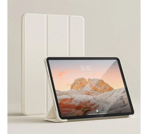 Чохол-книжка BeCover Tri Fold Soft TPU Silicone для Apple iPad Pro Pro 13" M4 2024 Beige (711751) Чохол-книжка BeCover Tri Fold Soft TPU Silicone для Apple iPad Pro Pro 13" M4 2024 Beige (711751)