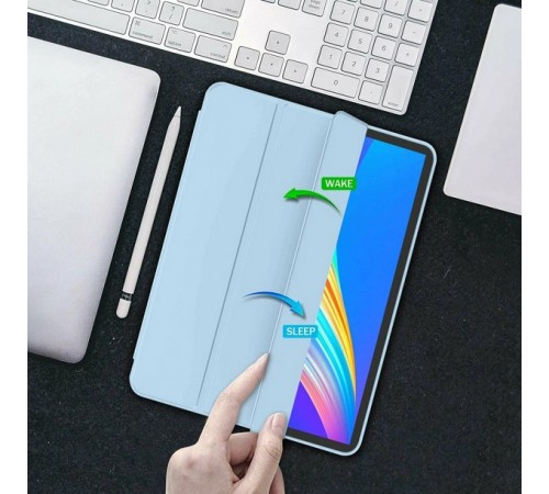 Чохол-книжка BeCover Tri Fold Soft TPU Silicone для Apple iPad Pro Pro 13" M4 2024 Light Blue (711753)