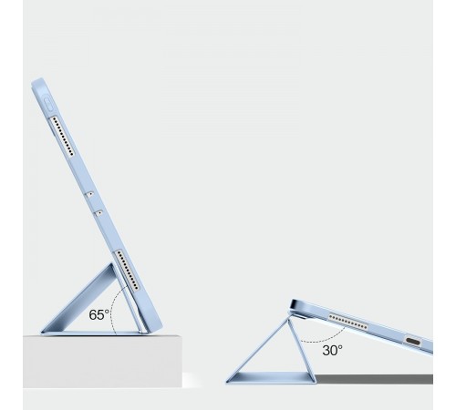 Чохол-книжка BeCover Tri Fold Soft TPU Silicone для Apple iPad Pro Pro 13" M4 2024 Light Blue (711753)