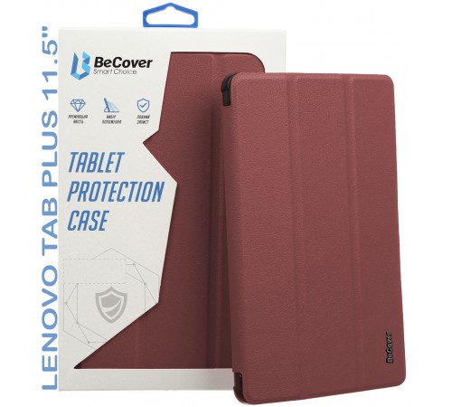 Чохол BeCover Smart Case для Lenovo Tab Plus 11.5" Red Wine (711886)