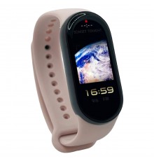 Силіконовий ремінець BeCover для Xiaomi Mi Smart Band 9 Rose Gold (711967)
