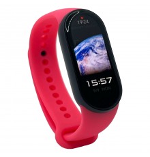 Силіконовий ремінець BeCover для Xiaomi Mi Smart Band 9 Rose Red (711968)