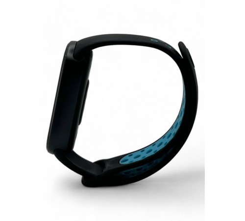 Ремінець BeCover Vents Style для Xiaomi Mi Smart Band 9 Black Blue (711982) Ремінець BeCover Vents Style для Xiaomi Mi Smart Band 9 Black Blue (711982)