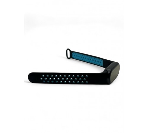 Ремінець BeCover Vents Style для Xiaomi Mi Smart Band 9 Black Blue (711982) Ремінець BeCover Vents Style для Xiaomi Mi Smart Band 9 Black Blue (711982)
