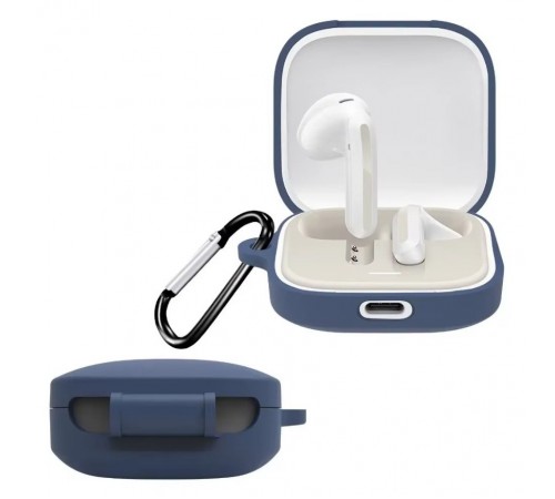 Чохол для навушників BeCover Silicon для Xiaomi Redmi Buds 6 Active Deep Blue (712013)