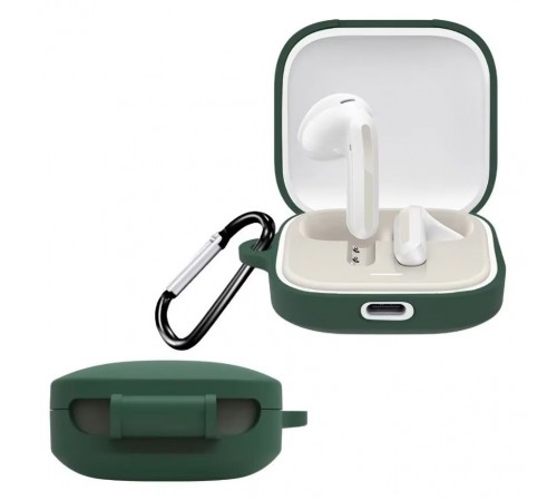 Чохол для навушників BeCover Silicon для Xiaomi Redmi Buds 6 Active Dark Green (712014)