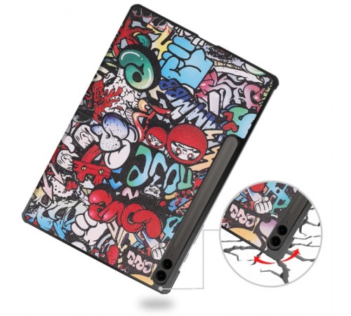 Чохол-книжка BeCover Smart Case для Samsung Galaxy Tab S10 Plus SM-X820/SM-X826 Graffiti (712243)