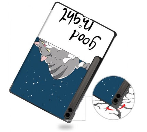 Чохол-книжка BeCover Smart Case для Samsung Galaxy Tab S10 Plus SM-X820/SM-X826 Good Night (712244)