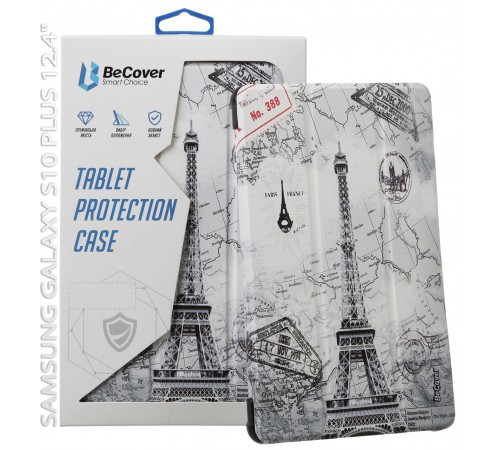 Чохол-книжка BeCover Smart Case для Samsung Galaxy Tab S10 Plus SM-X820/SM-X826 Paris (712246)