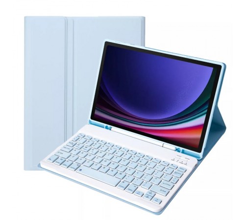 Чохол з бездротовою клавіатурою BeCover для Samsung Galaxy Tab A9 SM-X115 Light Blue (712358)
