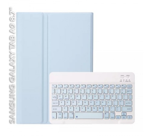 Чохол з бездротовою клавіатурою BeCover для Samsung Galaxy Tab A9 SM-X115 Light Blue (712358)