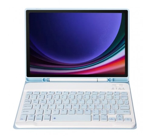 Чохол з бездротовою клавіатурою BeCover для Samsung Galaxy Tab A9 SM-X115 Light Blue (712358)