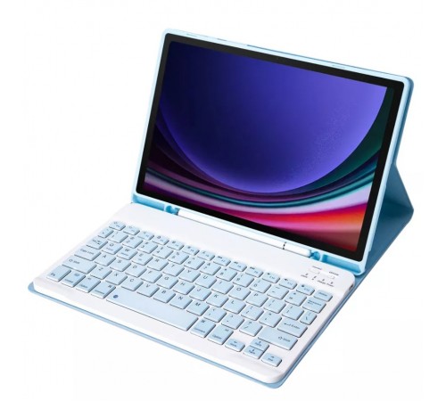 Чохол з бездротовою клавіатурою BeCover для Samsung Galaxy Tab A9 SM-X115 Light Blue (712358)