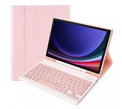 Чохол з бездротовою клавіатурою BeCover для Samsung Galaxy Tab A9 SM-X115 Pink (712359)