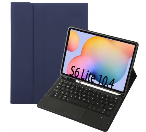 Чохол з бездротовою клавіатурою (TouchPad) BeCover для Samsung Galaxy Tab S6 Lite 10.4 SM-P610/SM-P613/SM-P615/SM-P619 Deep Blue (712362)
