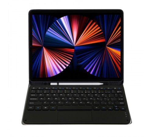 Чохол з бездротовою клавіатурою (TouchPad) BeCover для Apple iPad Pro 12.9 (2020/2021/2022) Black (712381)