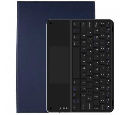 Чохол з бездротовою клавіатурою (TouchPad) BeCover для Lenovo Tab M10 Plus TB-125F (3rd Gen)/K10 Pro TB-226 Deep Blue (712391)