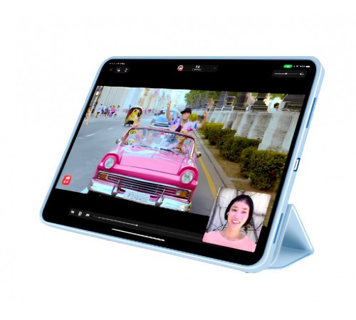 Чохол-книжка BeCover Tri Fold Soft TPU для Apple iPad Mini 7 2024 8.3" Light Blue (712447) Чохол-книжка BeCover Tri Fold Soft TPU для Apple iPad Mini 7 2024 8.3" Light Blue (712447)