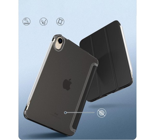 Чохол-книжка BeCover Tri Fold Hard для Apple iPad Mini 7 2024 8.3" Black (712450)