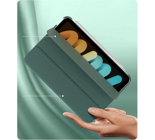 Чохол-книжка BeCover Tri Fold Hard для Apple iPad Mini 7 2024 8.3" Dark Green (712451) Чохол-книжка BeCover Tri Fold Hard для Apple iPad Mini 7 2024 8.3" Dark Green (712451)