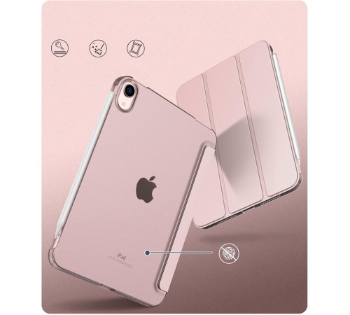 Чохол-книжка BeCover Tri Fold Hard для Apple iPad Mini 7 2024 8.3" Pink (712454) Чохол-книжка BeCover Tri Fold Hard для Apple iPad Mini 7 2024 8.3" Pink (712454)