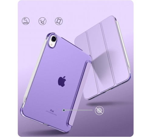Чохол-книжка BeCover Tri Fold Hard для Apple iPad Mini 7 2024 8.3" Purple (712455)