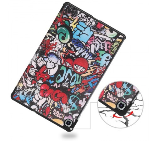 Чохол-книжка BeCover Flexible TPU Mate для Samsung Galaxy Tab S6 Lite 10.4 SM-P620/SM-P625/SM-P627 Graffiti (712519)