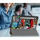 Чохол-книжка BeCover Flexible TPU Mate для Samsung Galaxy Tab S9 (SM-X710/SM-X716)/S9 FE (SM-X510/SM-X516B) Graffiti (712534)