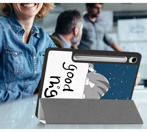 Чохол-книжка BeCover Flexible TPU Mate для Samsung Galaxy Tab S9 (SM-X710/SM-X716)/S9 FE (SM-X510/SM-X516B) Good Night (712535)