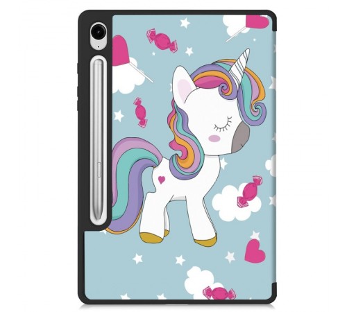 Чохол-книжка BeCover Flexible TPU Mate для Samsung Galaxy Tab S9 (SM-X710/SM-X716)/S9 FE (SM-X510/SM-X516B) Unicorn (712536)