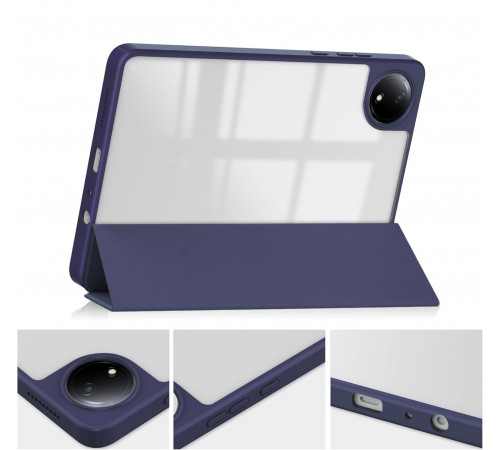 Чохол-книжка BeCover Soft Edge TPU для Xiaomi Redmi Pad SE 8.7 Deep Blue (712565) Чохол-книжка BeCover Soft Edge TPU для Xiaomi Redmi Pad SE 8.7 Deep Blue (712565)