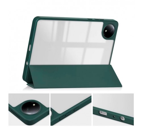 Чохол-книжка BeCover Soft Edge TPU для Xiaomi Redmi Pad SE 8.7 Dark Green (712566) Чохол-книжка BeCover Soft Edge TPU для Xiaomi Redmi Pad SE 8.7 Dark Green (712566)