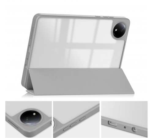 Чохол-книжка BeCover Soft Edge TPU для Xiaomi Redmi Pad SE 8.7 Gray (712568) Чохол-книжка BeCover Soft Edge TPU для Xiaomi Redmi Pad SE 8.7 Gray (712568)