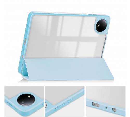 Чохол-книжка BeCover Soft Edge TPU для Xiaomi Redmi Pad SE 8.7 Light Blue (712569)