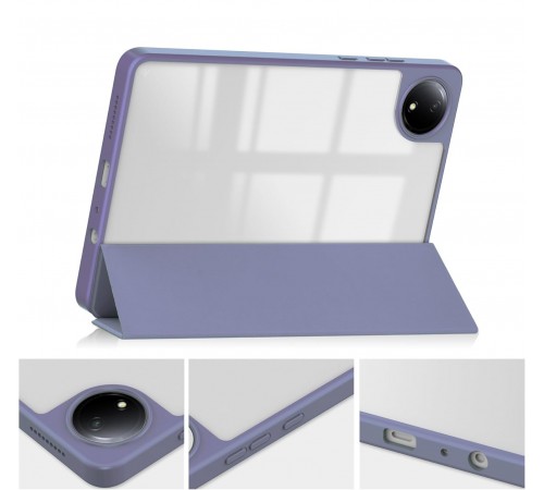 Чохол-книжка BeCover Soft Edge TPU для Xiaomi Redmi Pad SE 8.7 Purple (712571)