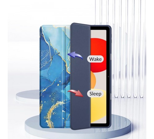 Чохол-книжка BeCover Soft Edge TPU для Xiaomi Redmi Pad SE 8.7 Blue Marble (712572)