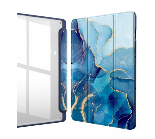 Чохол-книжка BeCover Soft Edge TPU для Xiaomi Redmi Pad SE 8.7 Blue Marble (712572)